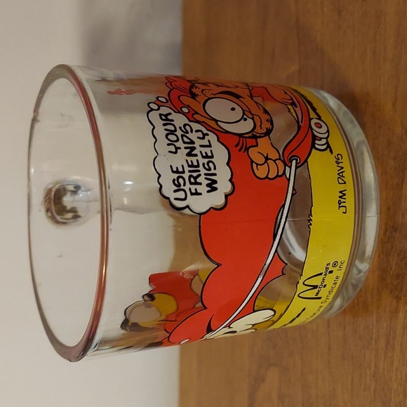 Vtg.1978 Garfield McDonald's Glass Mugs - Picture 15 of 16